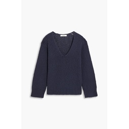 Orian crochet-knit cotton sweater