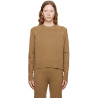 Brown Loungewear Sweater 222936F096002