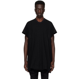 Black Paneled T Shirt 241420M213025