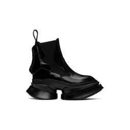 Black Coated Chelsea Boots 241420M223007