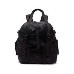 Black Memory Cloth Backpack 241420M166003
