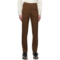 SSENSE Exclusive Brown Trousers 231092M191000