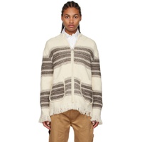 Off White Comme des Garcons Edition Striped Sweater 222253M202002