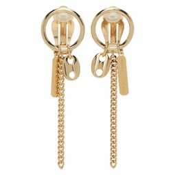 SSENSE Exclusive Gold Rita Clip On Earrings 222235F022006