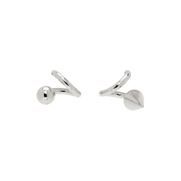 Silver Miya Earrings 241235M144005