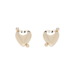 SSENSE Exclusive Gold Sasha Earrings 241235F022019