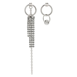 SSENSE Exclusive Silver   Grey Jess Earrings 221235F022045