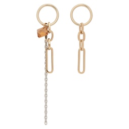 SSENSE Exclusive Gold Paloma Earrings 202235F022029