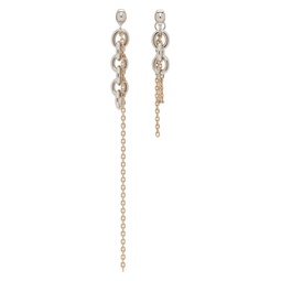 Silver   Gold Dana Earrings 232235F022015