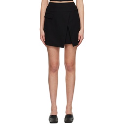 Black Layered Miniskirt 231343F090001