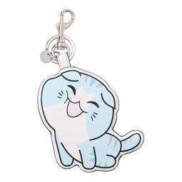 Blue   White Cat Keychain 231477F025001