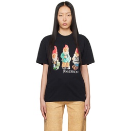 Black Gnome Trio T Shirt 241477F110004
