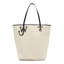Off White Tall Anchor Tote 241477M172013