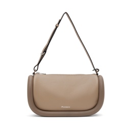 Taupe Bumper 15 Leather Shoulder Bag 241477F048009