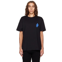 Black Anchor T Shirt 222477M213003