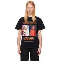 Black Carrie Poster T Shirt 231477F110000