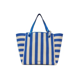 Blue   White Large JWA Corner Tote 241477M172017