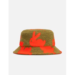 Bucket Hat With Bunny Motif