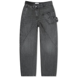 JW Anderson Twisted Workwear Jeans Grey