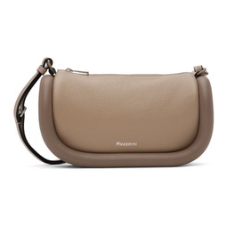 Taupe Bumper-12 Leather Crossbody Bag 241477F048013