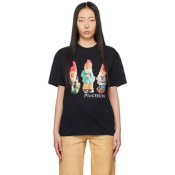 Black Gnome Trio T-Shirt 241477F110004