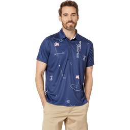 Mens Jamie Sadock Spirit Of America Short Sleeve Polo