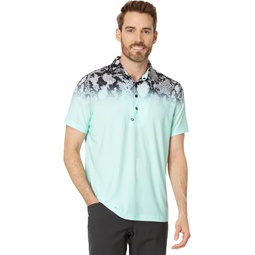 Mens Jamie Sadock Faded Snake Short Sleeve Polo