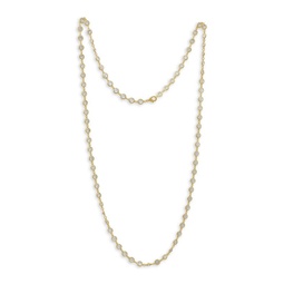 14K Goldplated & Cubic Zirconia Strand Necklace