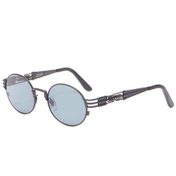 Jean Paul Gaultier Metal Frame Sunglasses Black