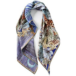 Jeelow 100 Real Mulberry Silk Scarfs 35x35 Or 25x25 Inch Square Shawl Wrap For Women Hair Wrapping