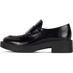 Jeffrey Cambell Librarian Vamp Moc-Toe Classic Penny Loafer Black Box