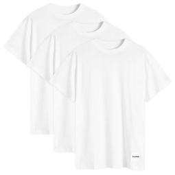 Jil Sander 3 Pack T-Shirt White