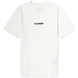 Jil Sander Plus T-Shirt With Front Logo Porcelain