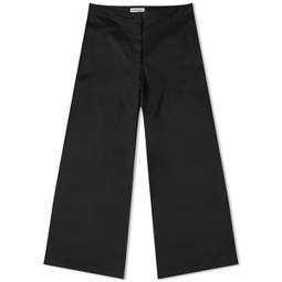 Jil Sander Extreme Wide Leg Trousers Black