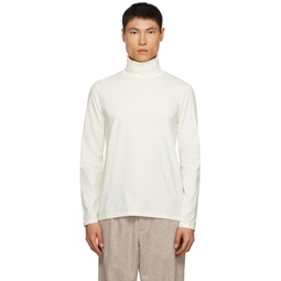 Off-White Embroidered Turtleneck 232249M205011