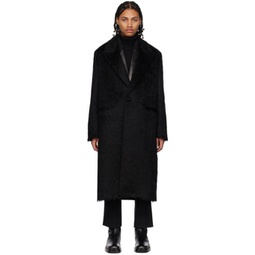 Black Tailored Coat 222249M176000
