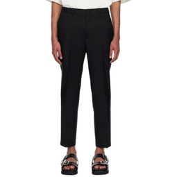 Black Creased Trousers 231249M191003