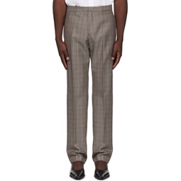 Taupe Creased Trousers 232249M191007