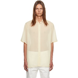 Off-White Spread Collar Shirt 231249M192008
