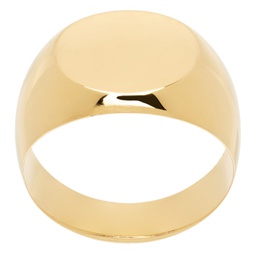 Gold Classic Chevalier Ring 232249M147012