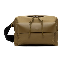 Khaki Lid Messenger Bag 241249M170002