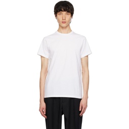 White Basic T-Shirt 241249M213014