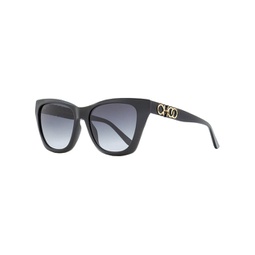 Jimmy Choo Womens Cat Eye Sunglasses Rikki/G/S 8079O Black 55mm