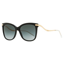 womens rectangular sunglasses steff 8079o black/gold 55mm