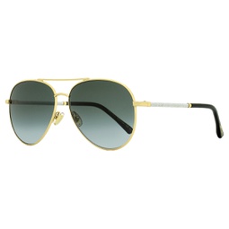 womens pilot sunglasses devan rhl9o gold/black 59mm
