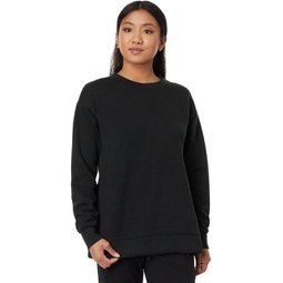 Womens Jockey Active Quilted Textured Crew Neck