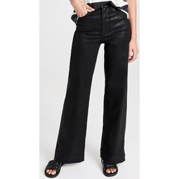 The Mia Coated Wide Leg Jeans