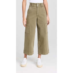 The Milla Utility Wide Leg Crop Trousers
