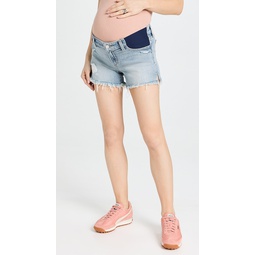 The Ozzie Frayed Hem Maternity Shorts
