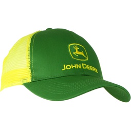 John Deere NCAA Mens Logo Contrast Mesh Back Core Baseball Cap